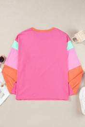 Bright Days Color Block Long Sleeve Top - PREORDER