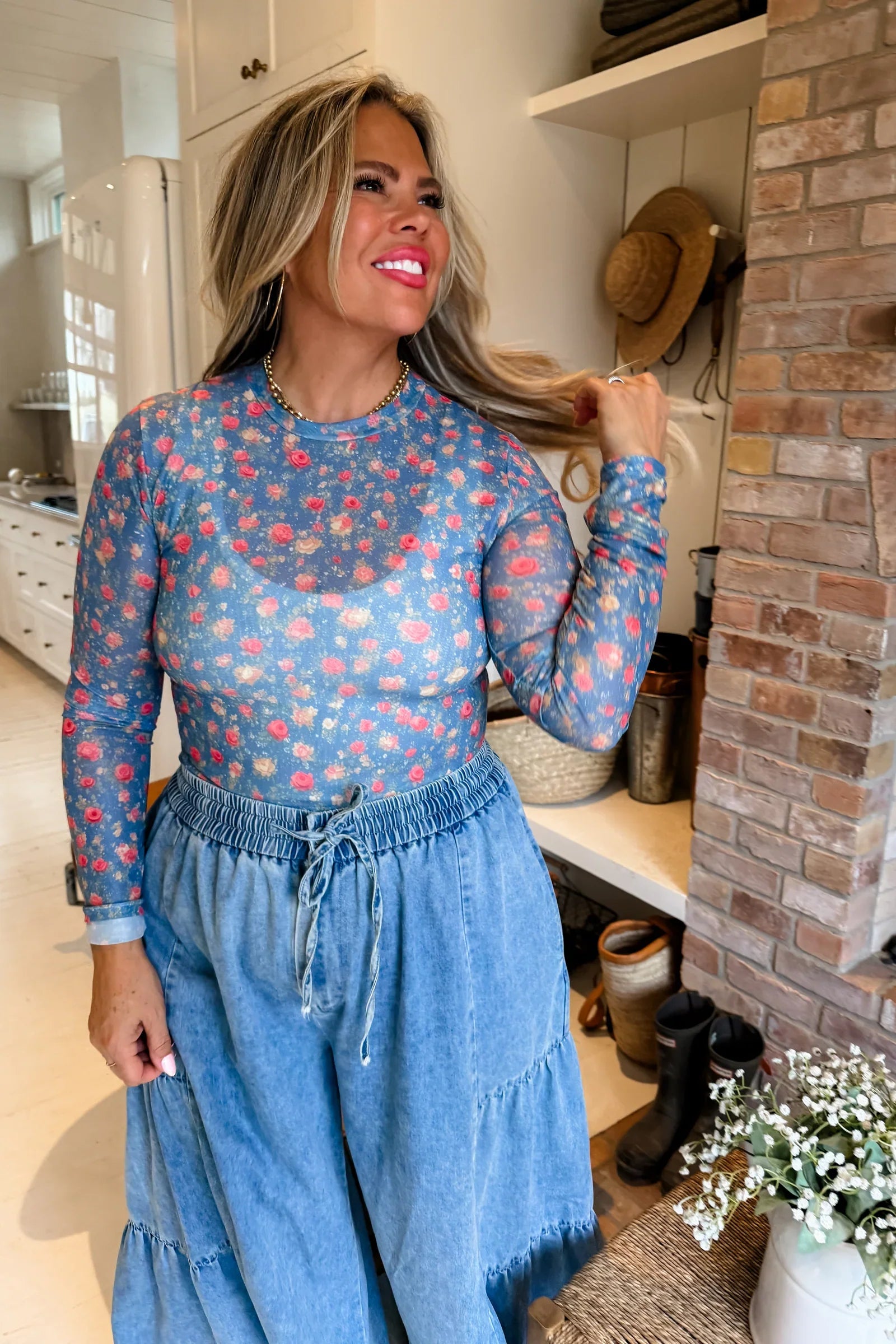 Southern Charm Dress It Up Mesh Tops PREORDER