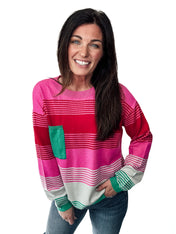 Peppermint Pop Sweater - PREORDER