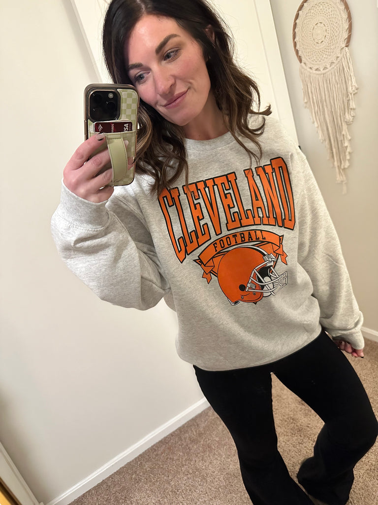 Cleveland Football Arch | Build Your Own T-Shirt/Crewneck