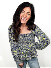Daisy Dream Smocked Blouse - PREORDER
