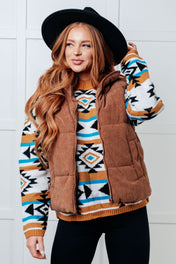 Desert Vibes Geometric Striped Sweater