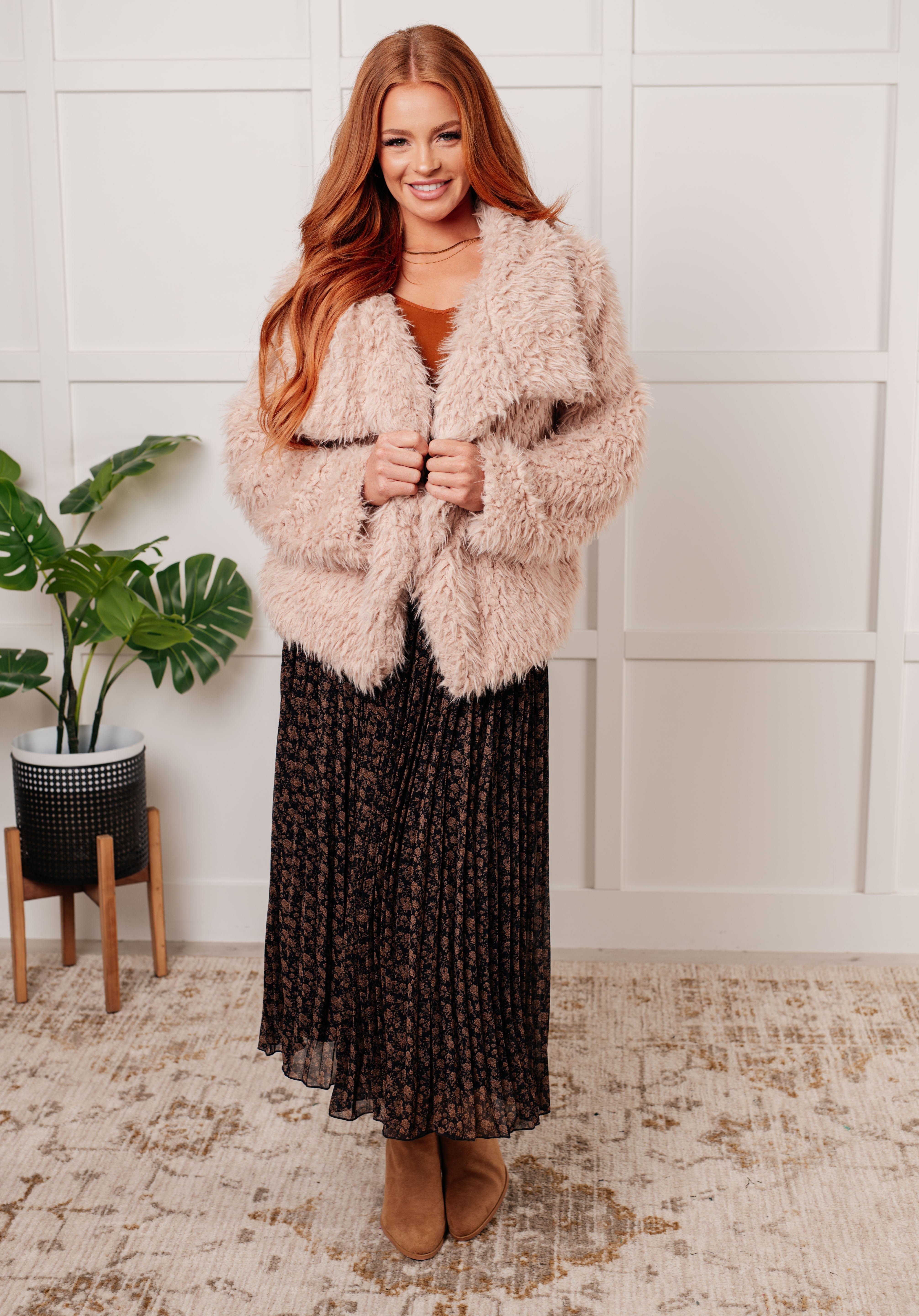 Disco Queen Faux Fur Coat