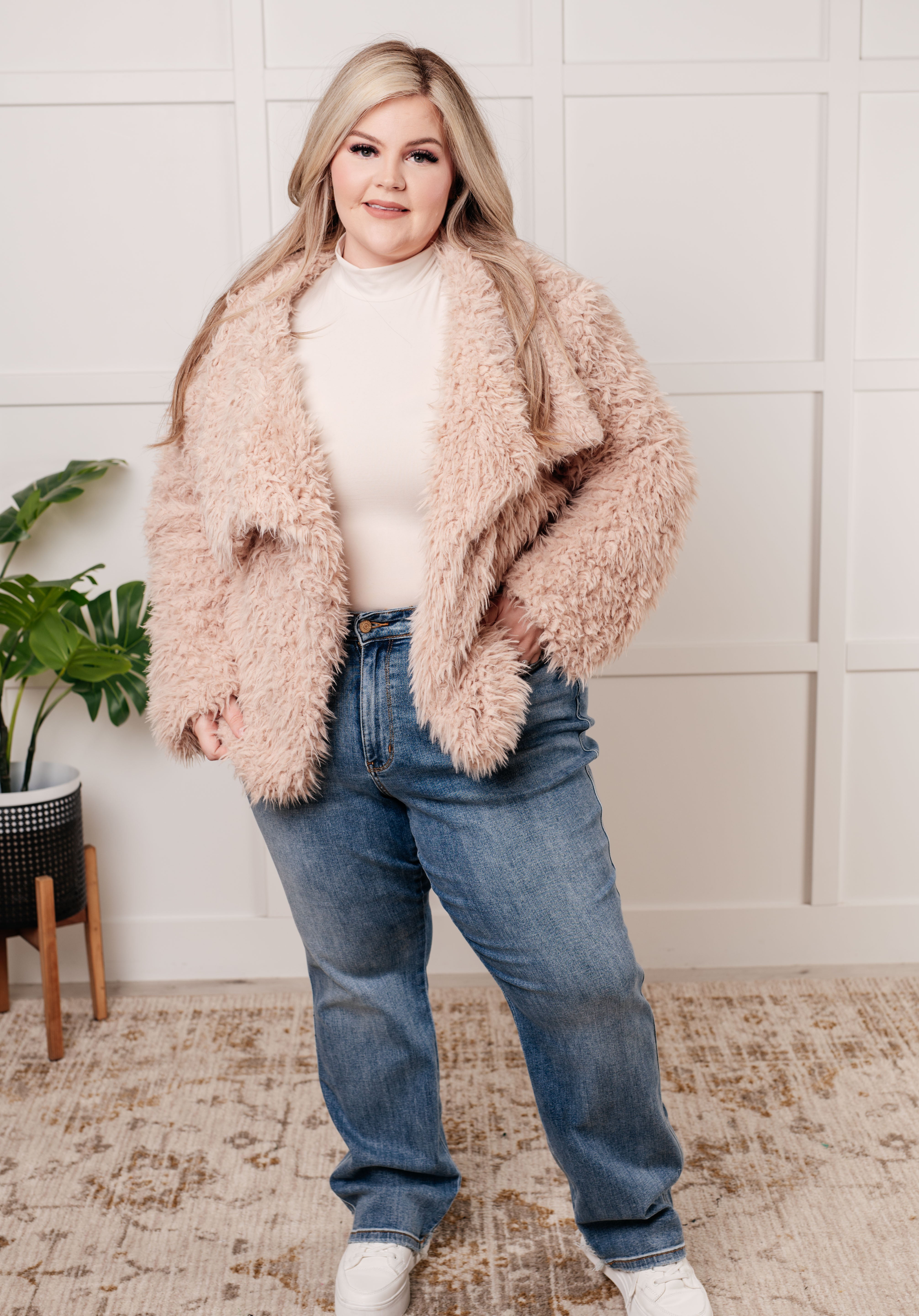 Disco Queen Faux Fur Coat