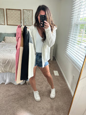 Effortless Days Hooded Cardigan - PREORDER