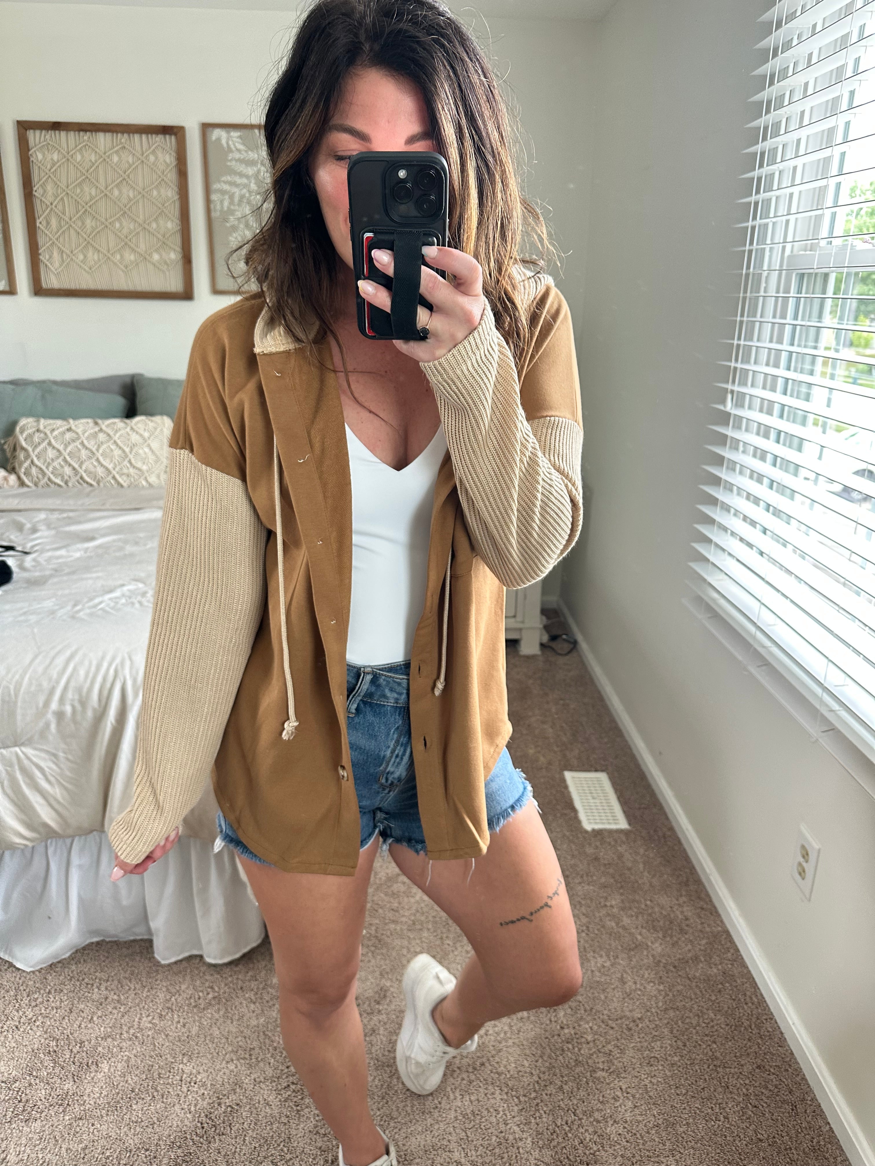 Effortless Days Hooded Cardigan - PREORDER
