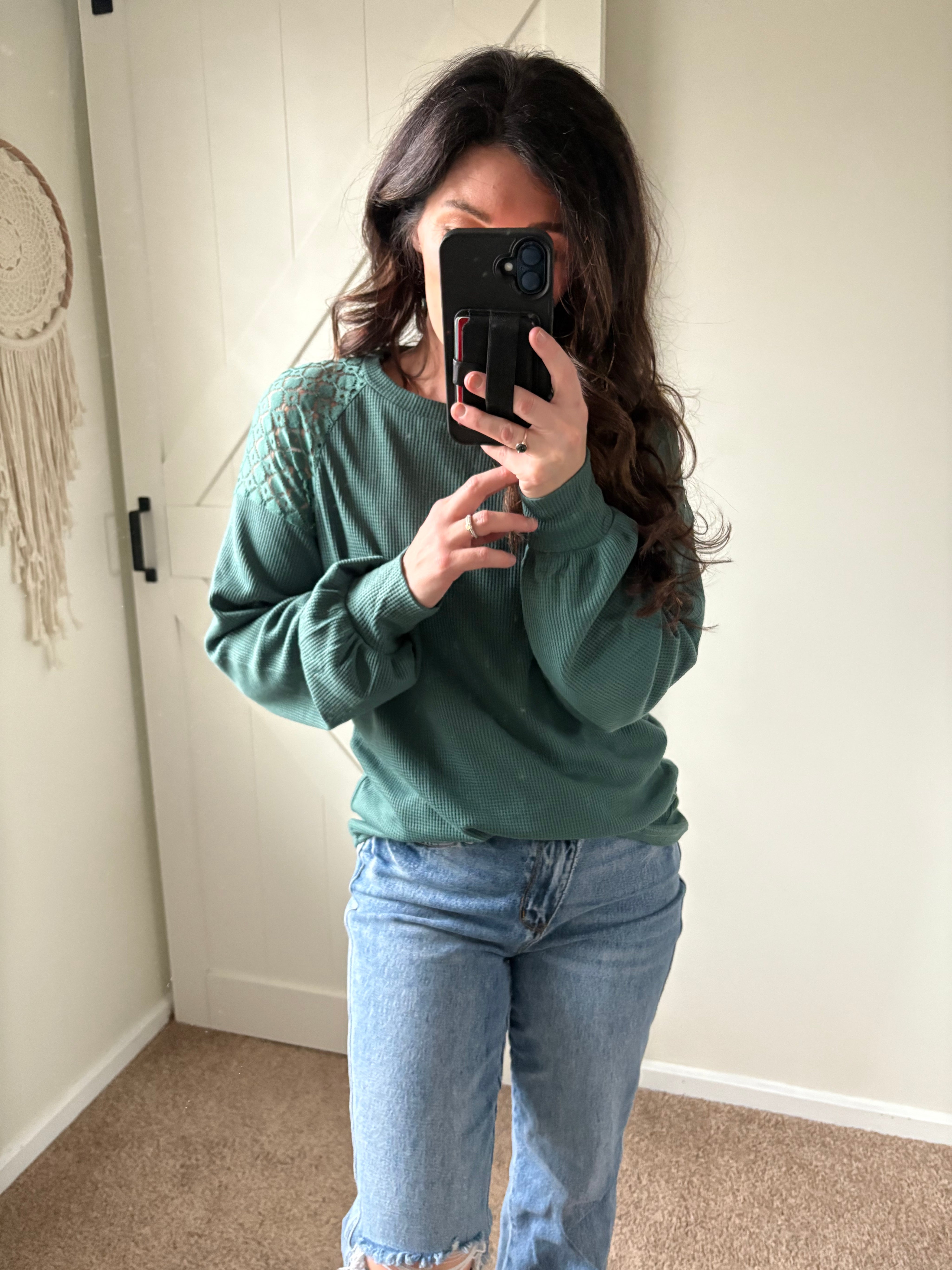 Sweet Detail Waffle Top PREORDER