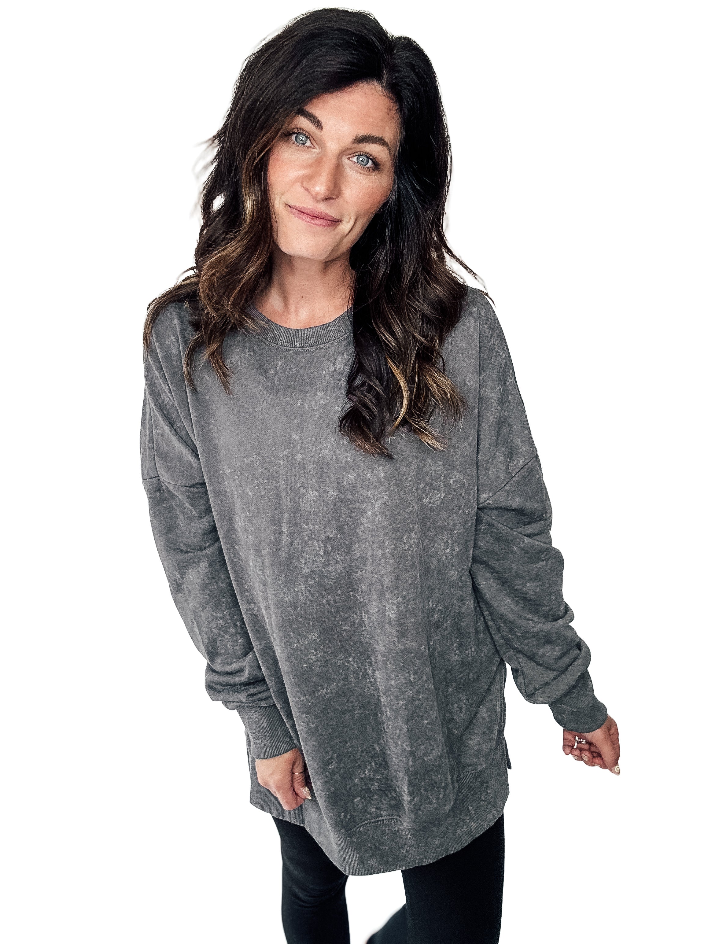 Call It Cozy Stonewashed Pullover - PREORDER