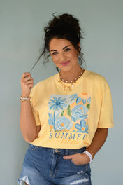 Summer Vibes Florals Tank/Tee