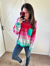 Peppermint Pop Sweater - PREORDER