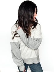 Cozy Contrast Pullover - PREORDER