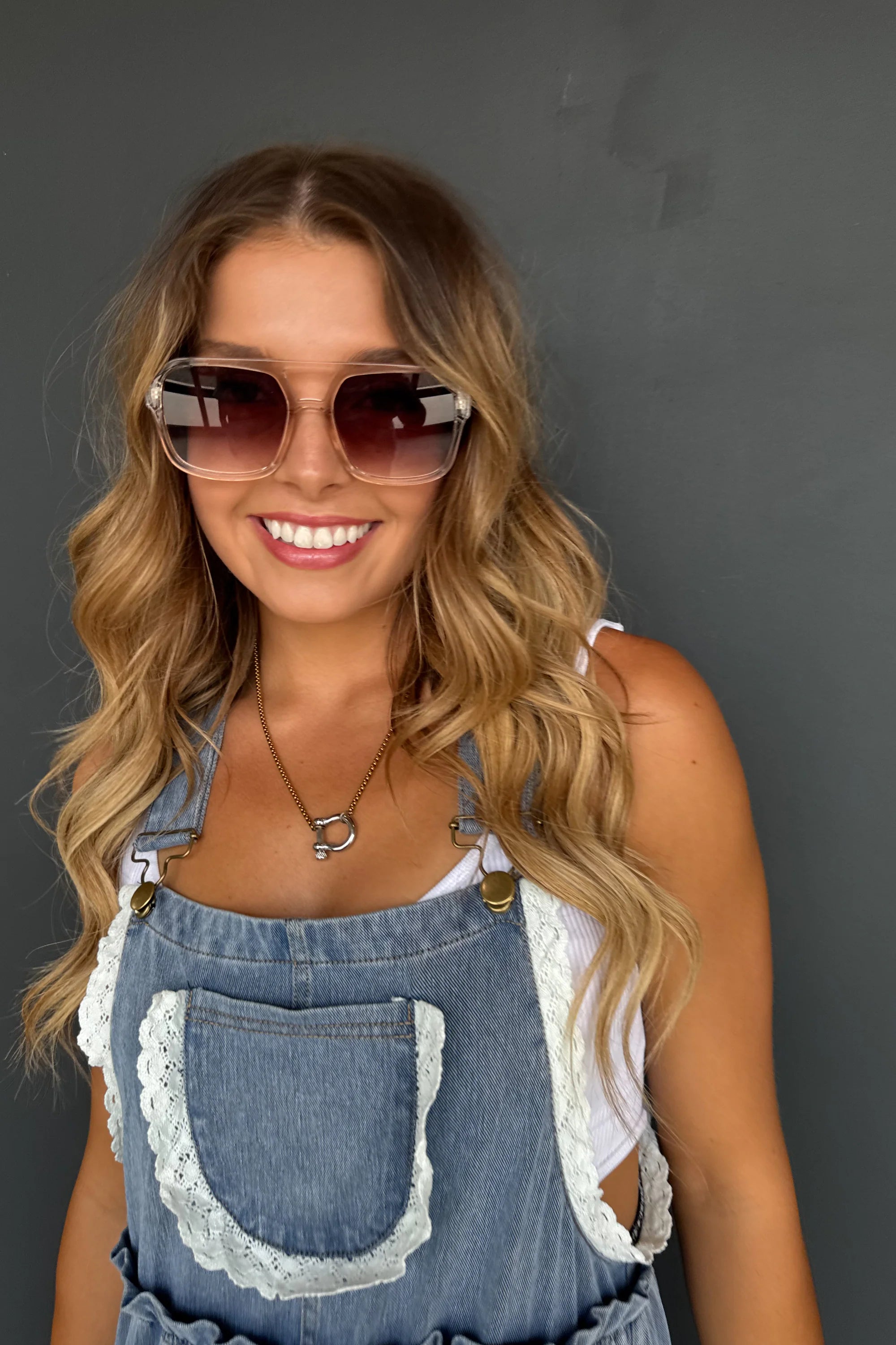 Boho Lace Denim Overalls // ETA May