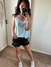 Sunny Days Eyelet Tank - PREORDER