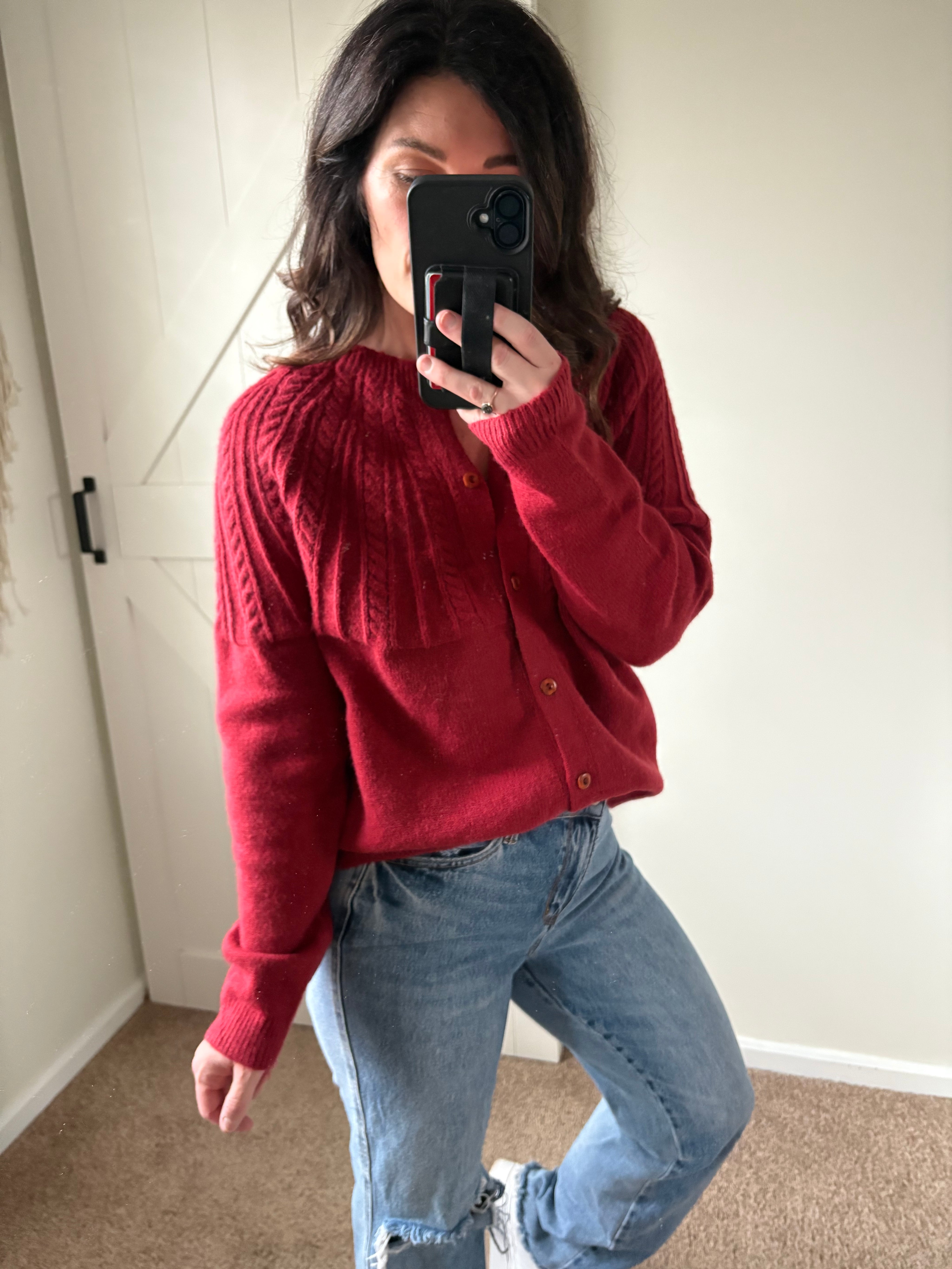 Falling For You Cable Cardigan PREORDER