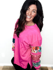 Bright & Bold Patchwork Pullover - PREORDER