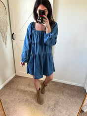 Denim Dreamer Dress - PREORDER