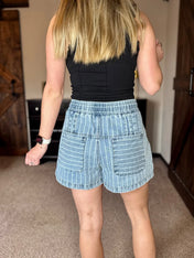 Coastal Pinstripe Shorts PREORDER