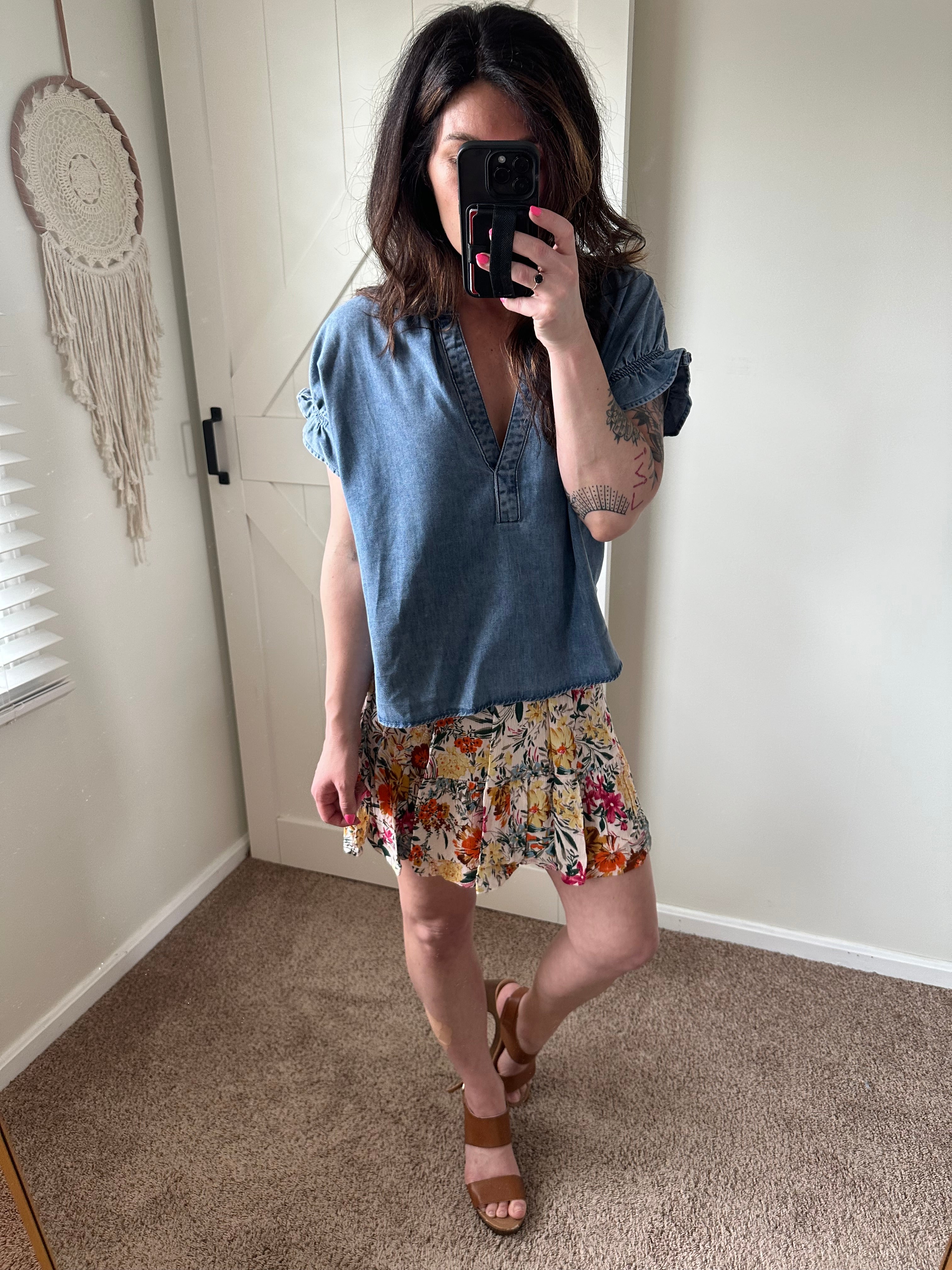 Everyday Ease Denim Top Preorder
