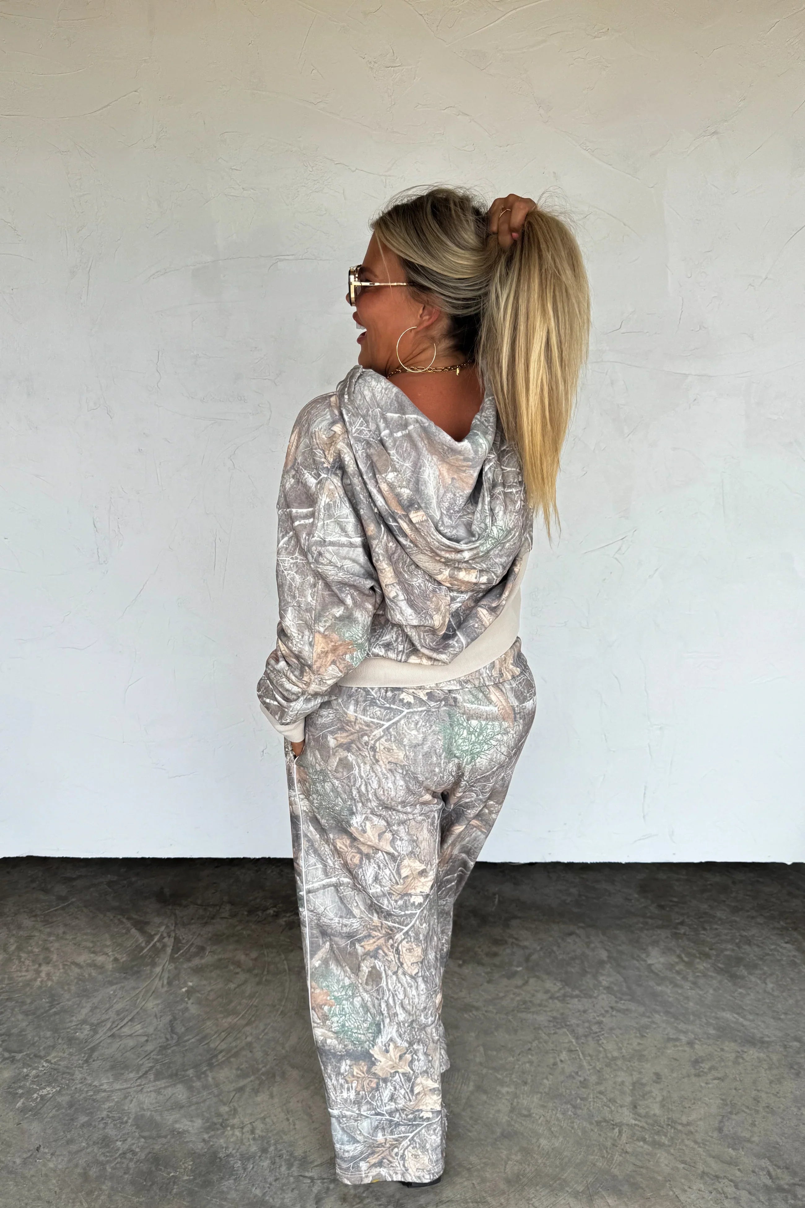 Camo & Checker Easy Does It Pullover - PREORDER