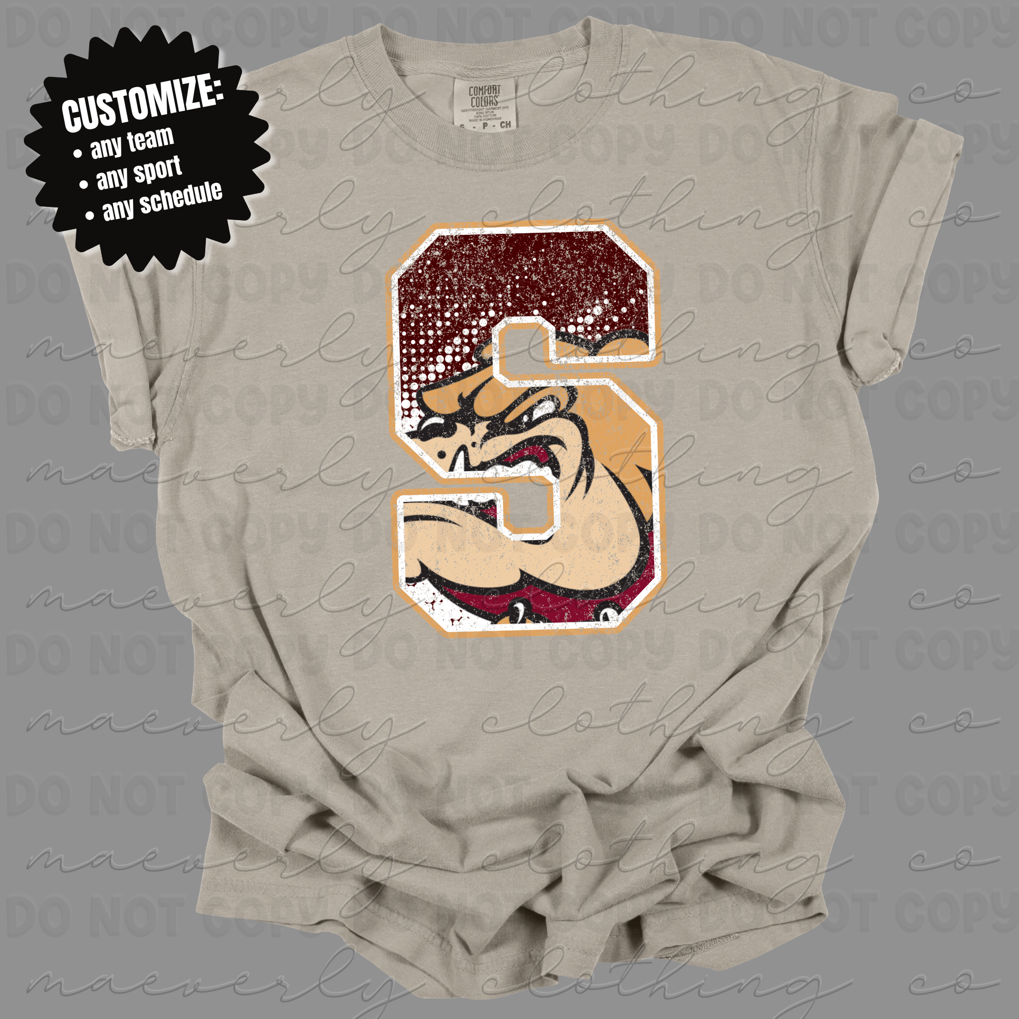 The Letterman || Any School, Team or Mascot Graphic