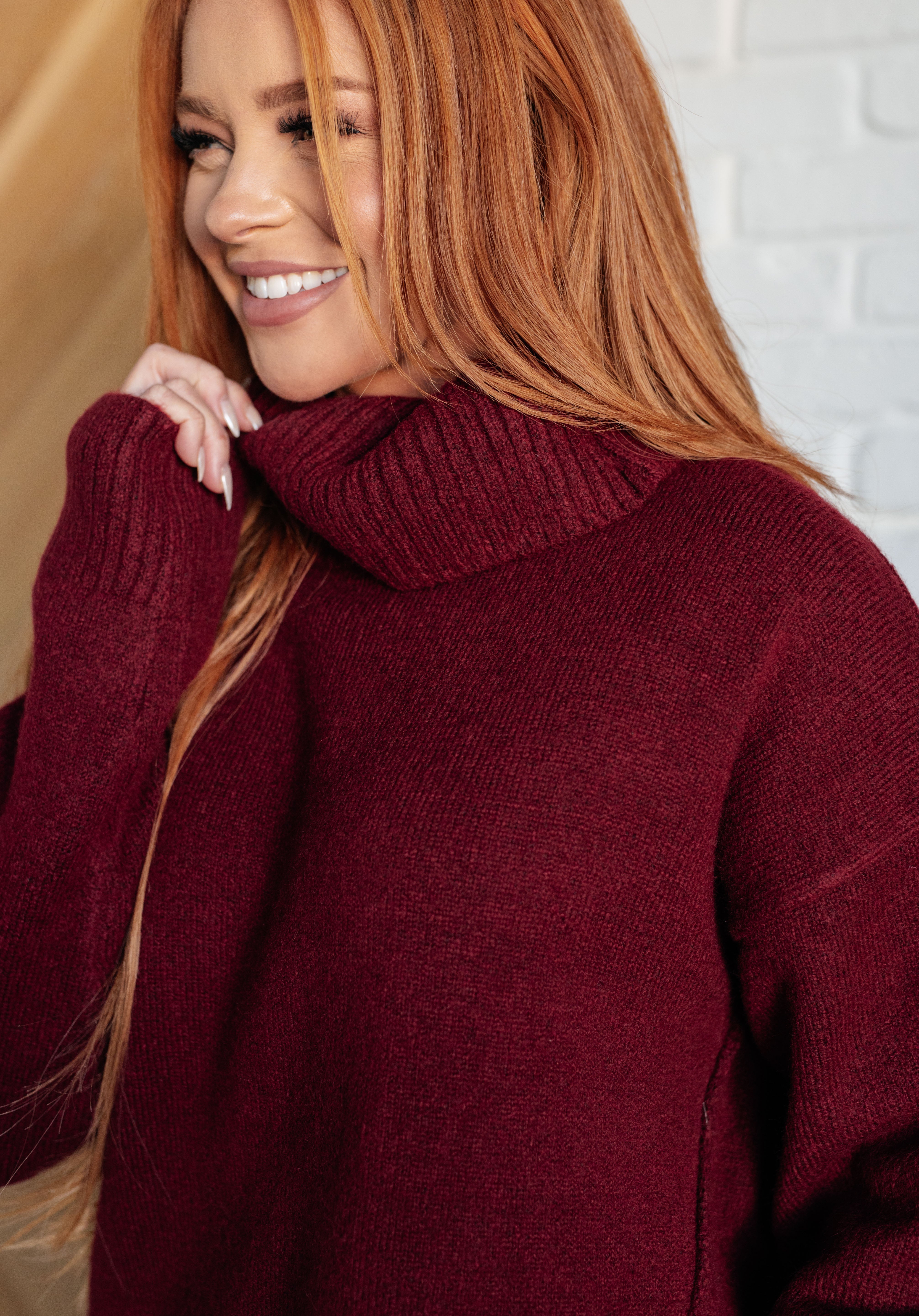 Envelop Me Turtleneck Sweater