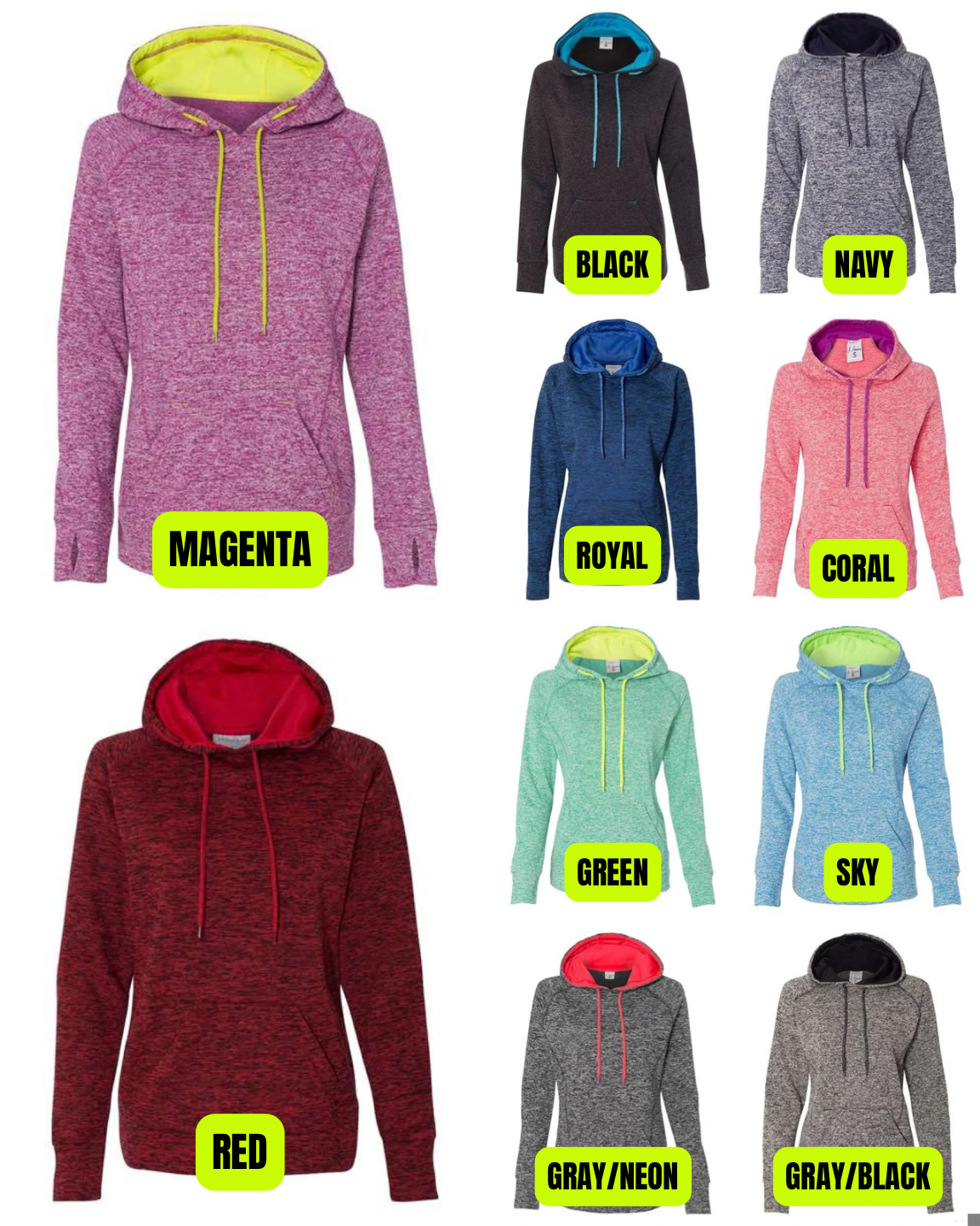 DOORBUSTER : Two Tone Fleece Hoodie