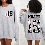 Custom Sports Jersey Crewneck Sweatshirt - PREORDER