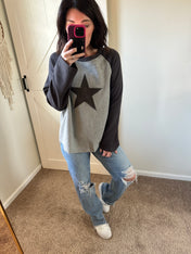 Stellar Fade Raglan Top - PREORDER