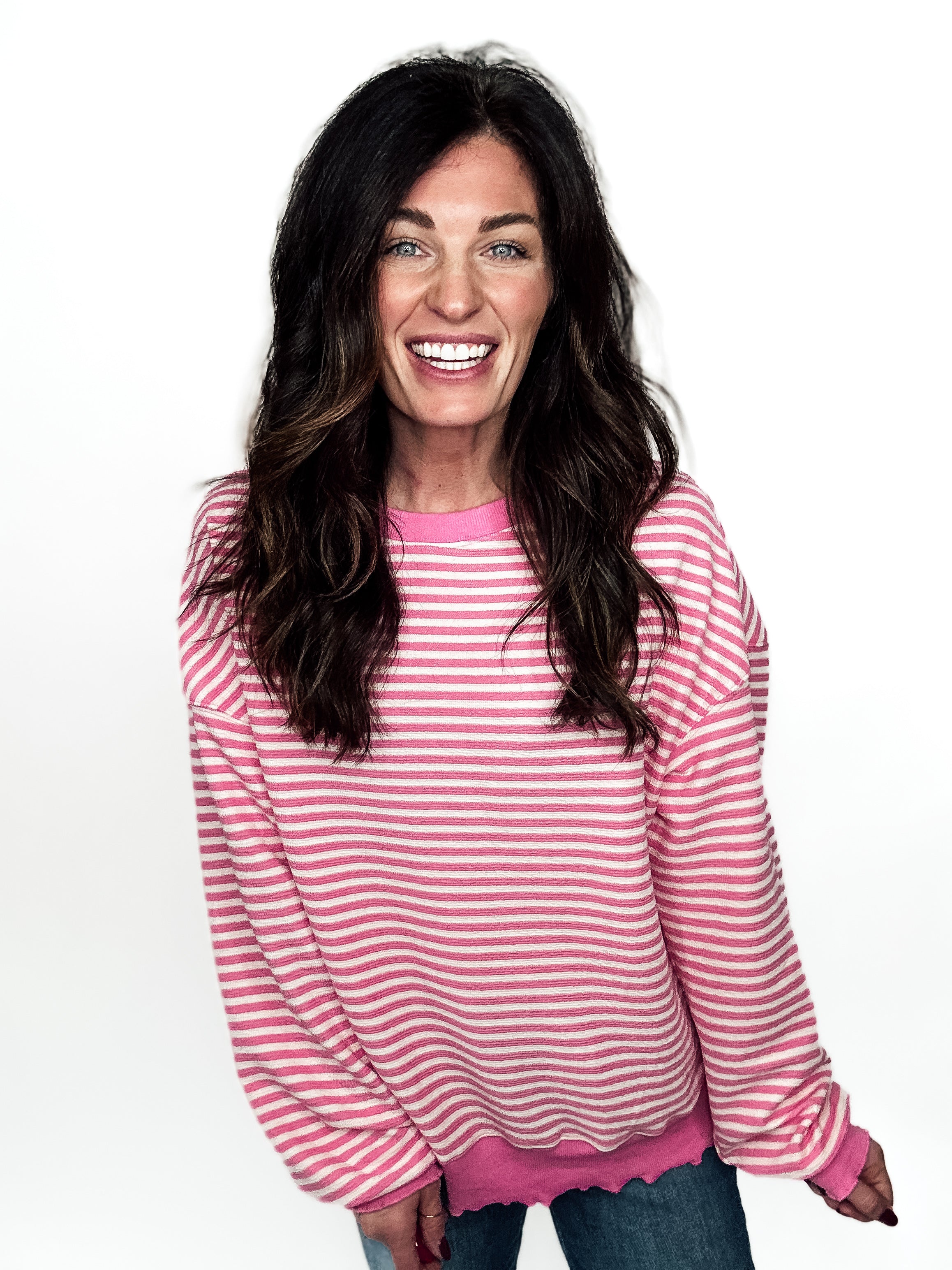 Happy Hues Striped Pullover - PREORDER