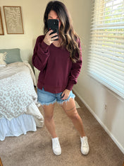 Chill Out Waffle Knit Top PREORDER