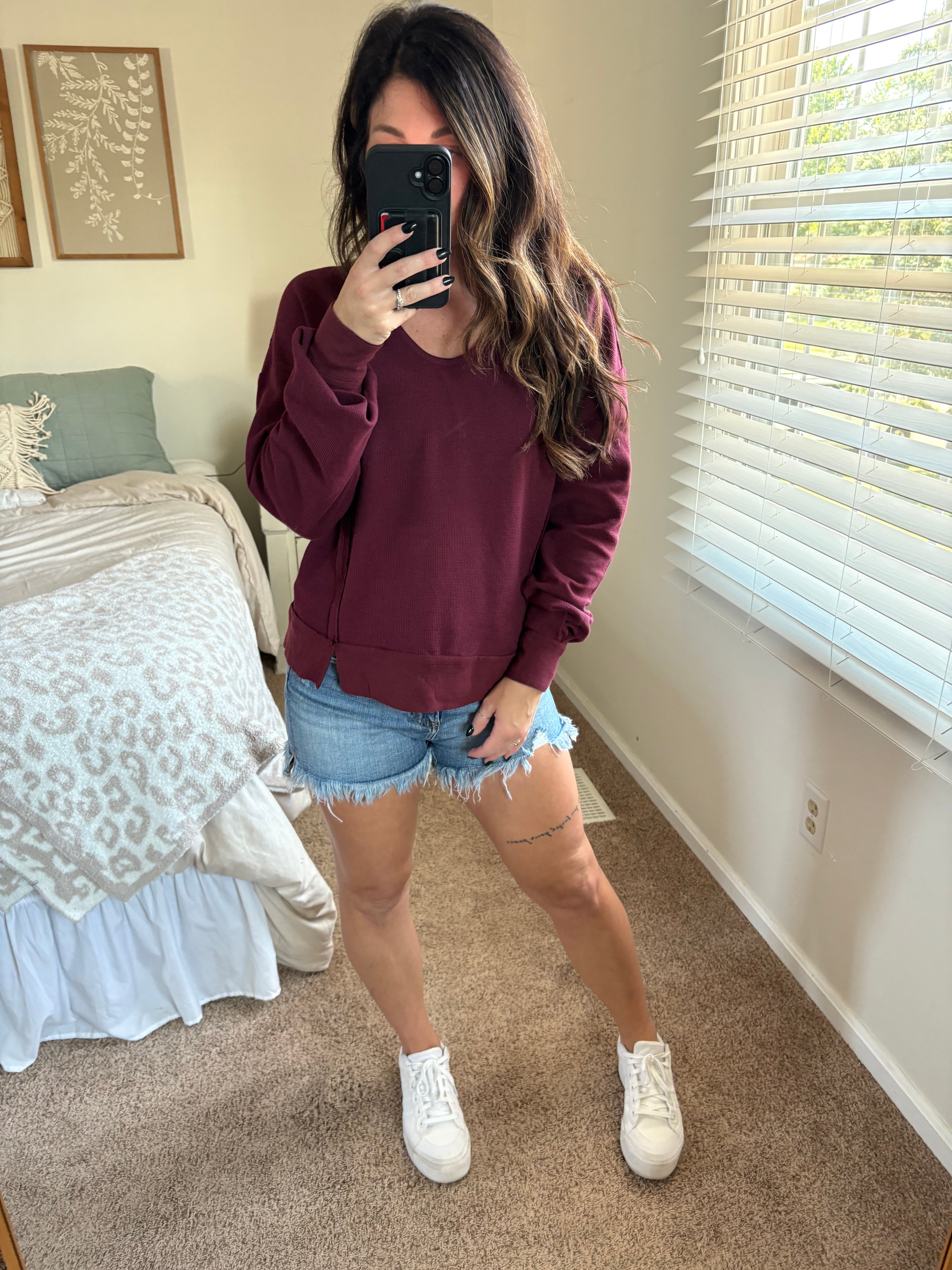 Chill Out Waffle Knit Top PREORDER