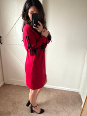 Velvet Ribbon Sweatshirt Dress PREORDER
