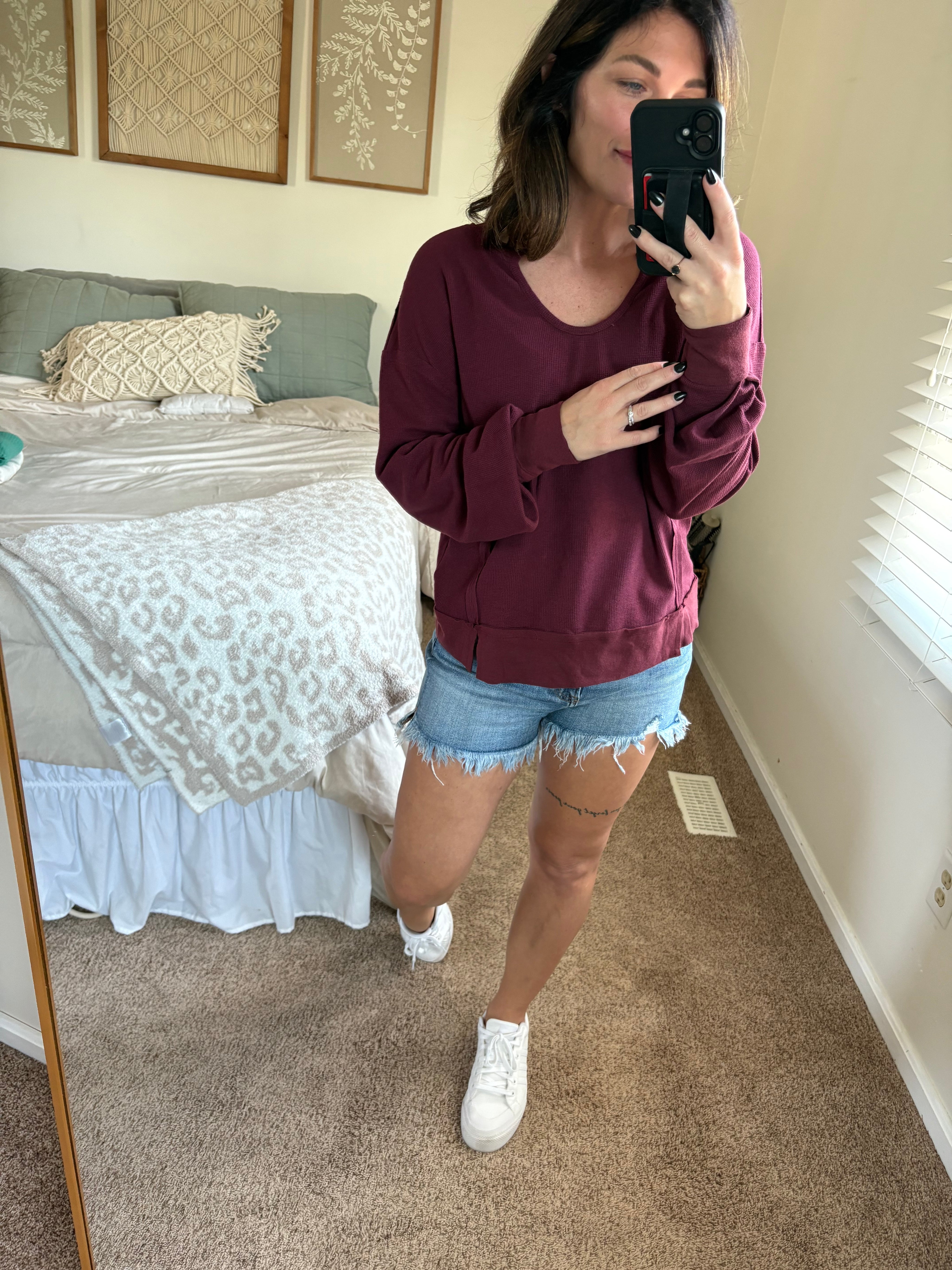 Chill Out Waffle Knit Top PREORDER