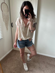 Desert Dusk Embroidered Top Preorder