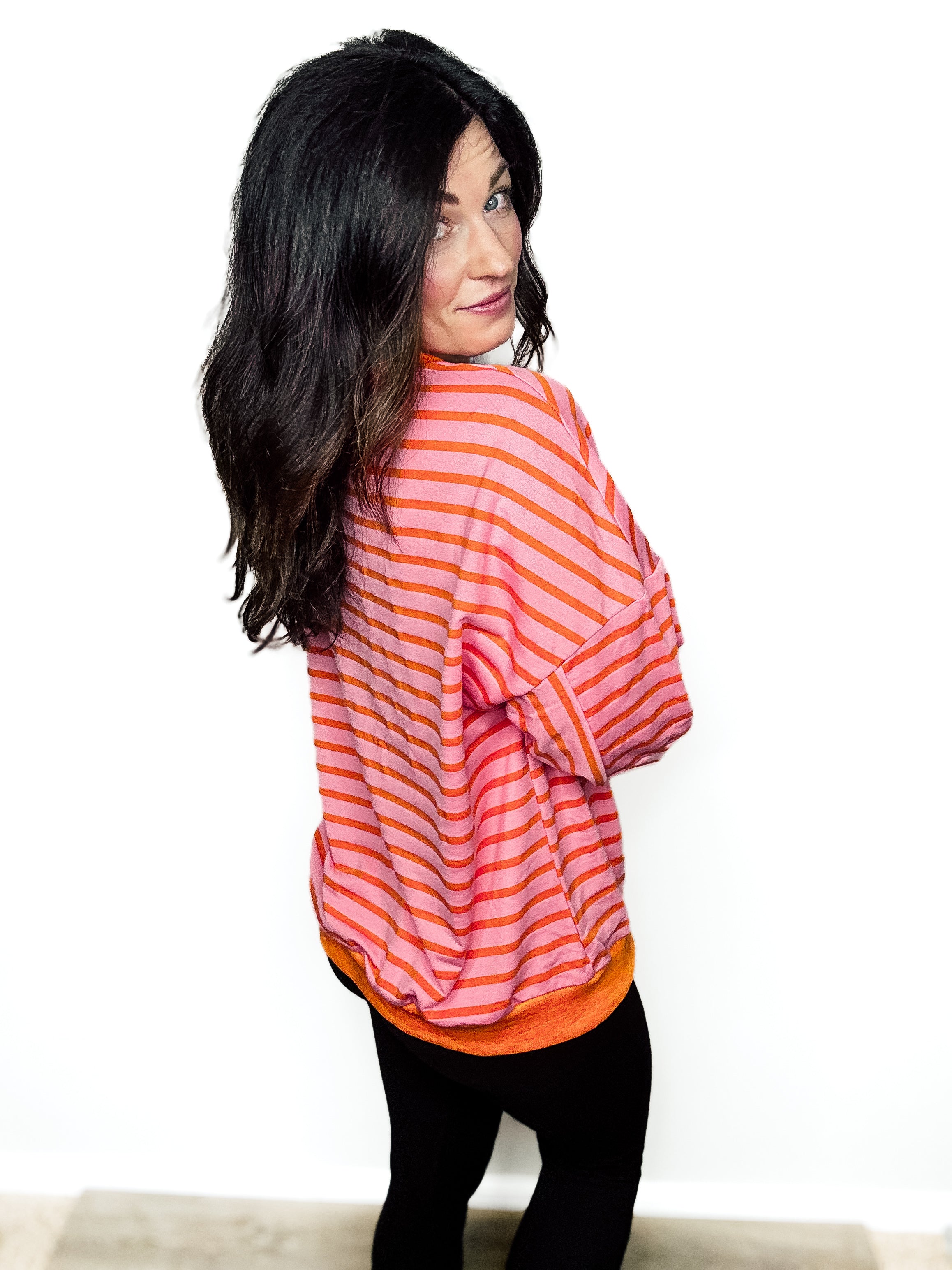 Vivid Horizons Striped Pullover - PREORDER