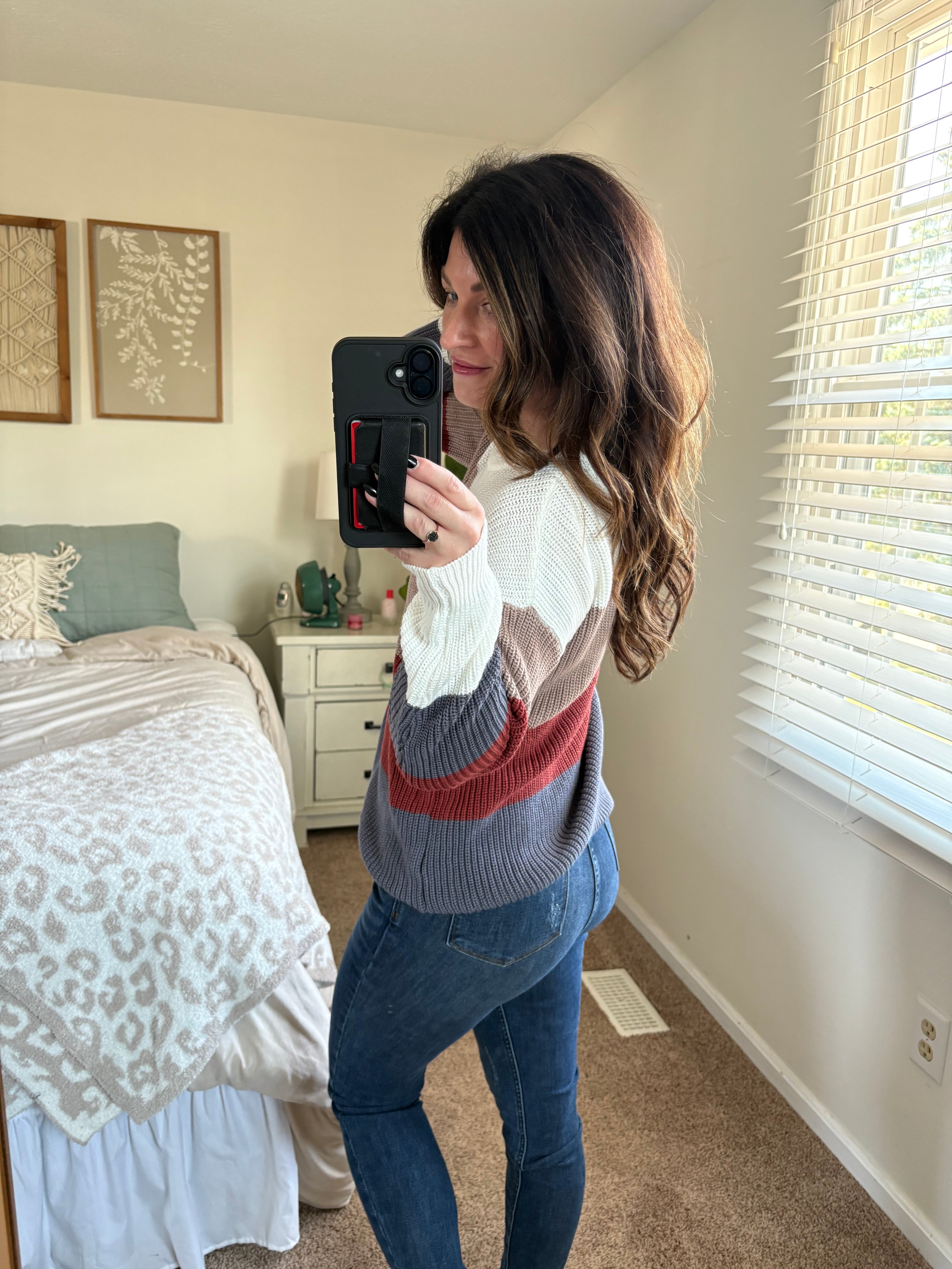 Colorblock Cozy Knit Sweater PREORDER
