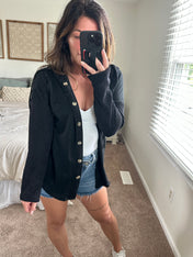 Effortless Days Hooded Cardigan - PREORDER