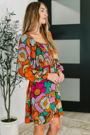 Floral Affairs Scoop Neck Dress