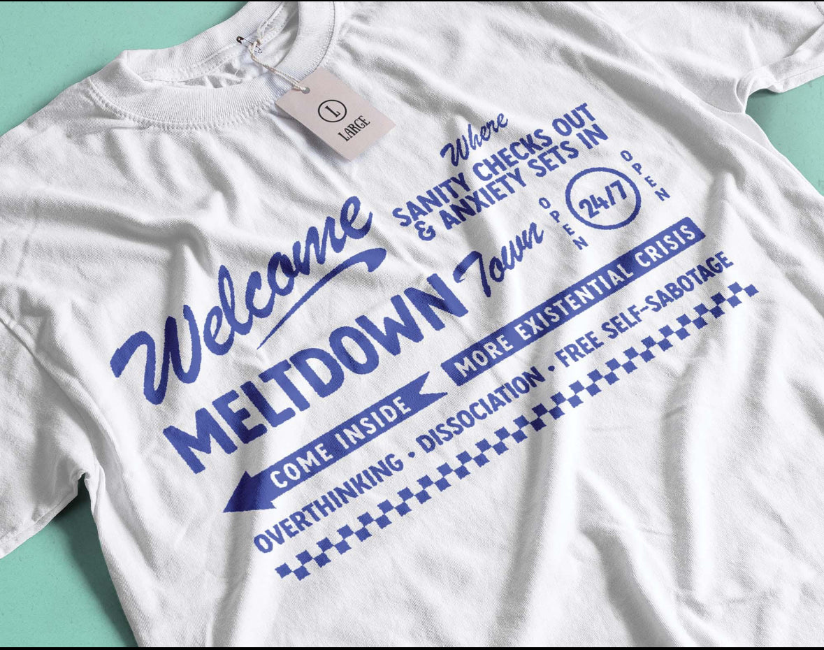 Meltdown Town Suspect Tee/Crewneck Sweatshirt