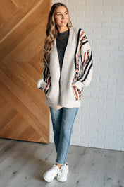 Holding On Aztec Print Cardigan