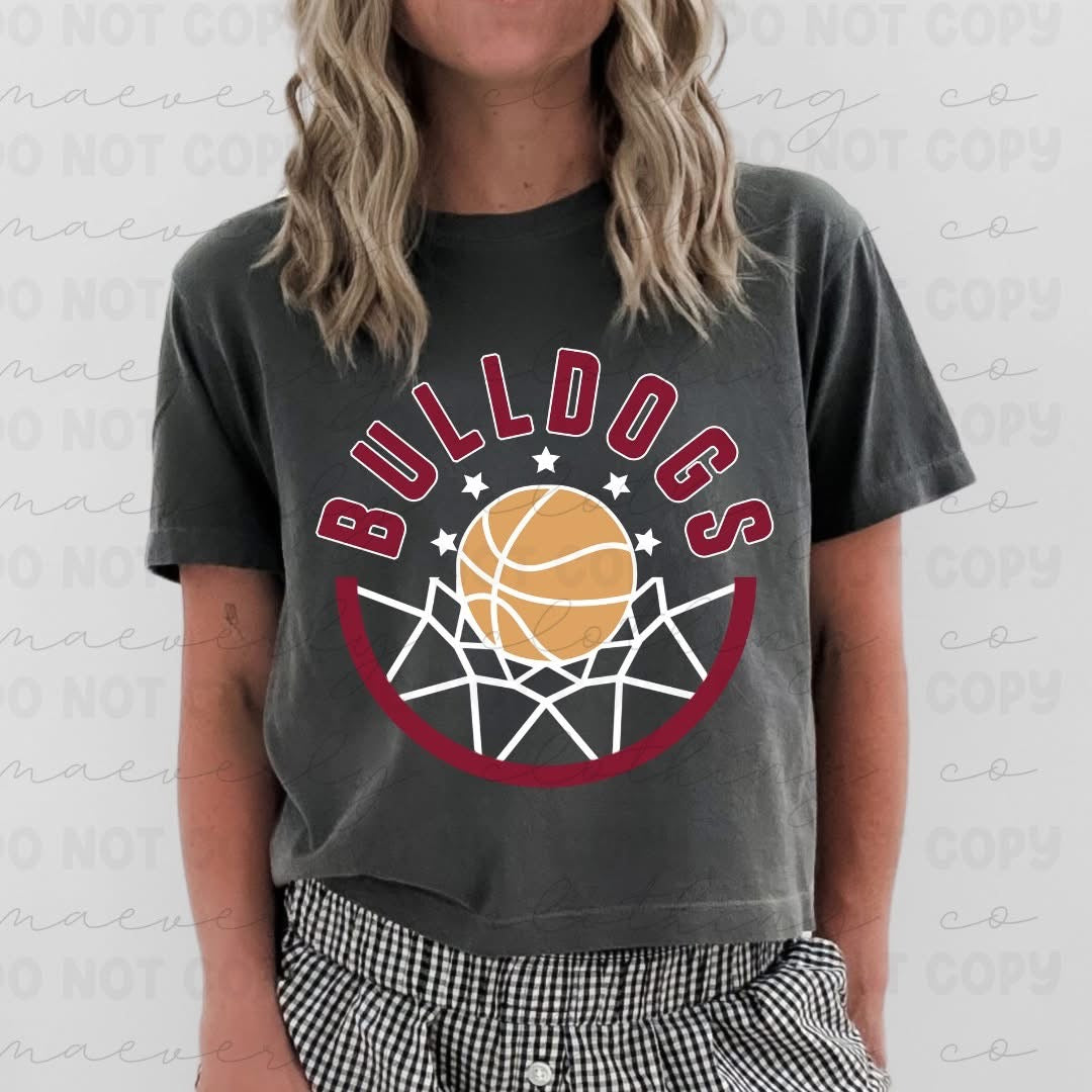 Your Team/Mascot Basketball Birds Eye Mascot Spirit Tee/Crewneck