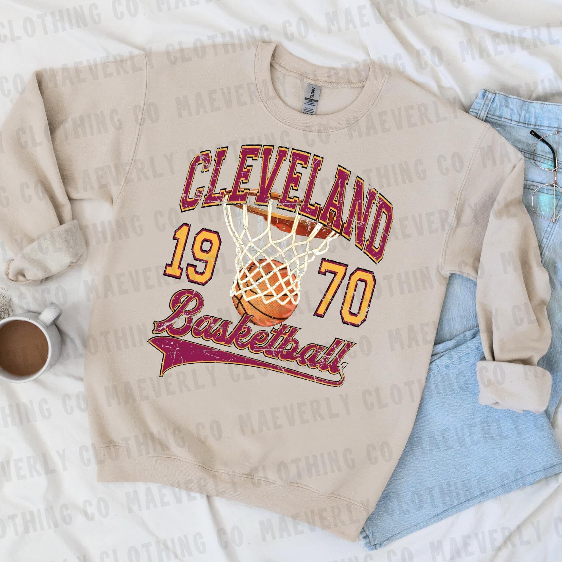 Cleveland Hoops Tee/Crewneck