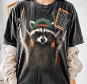 Back to School Raccoon Graphic