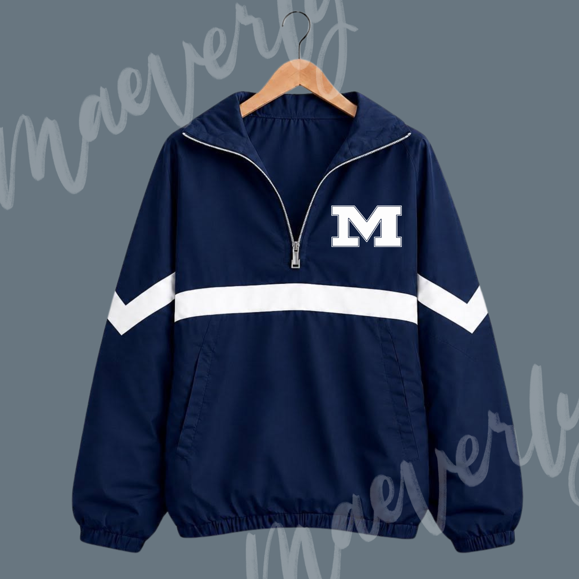 The Varsity Club Quarter Zip - McDonald Blue Devils Option 1 [ETA 5-6.5 weeks]