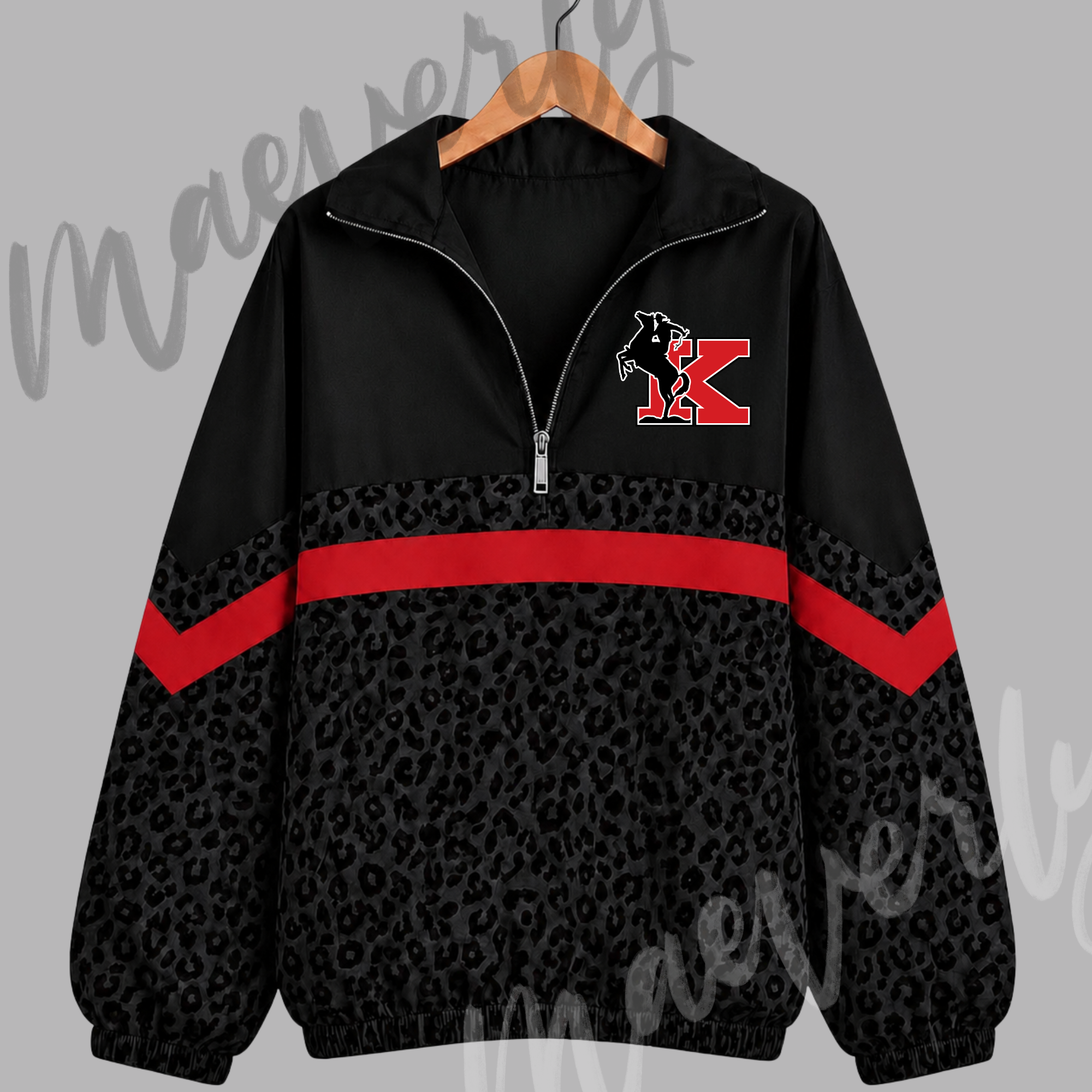 The Varsity Club Quarter Zip - Kent Rough Riders Option 2 [ETA 5-6.5 weeks]