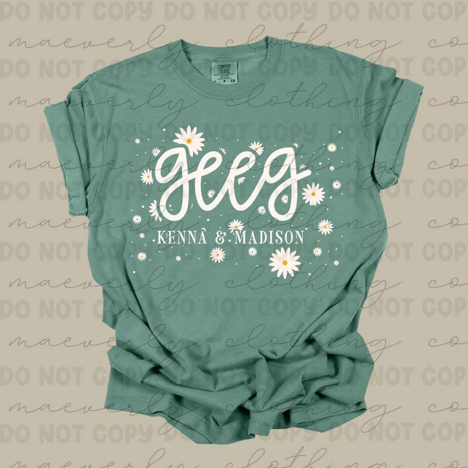 Custom Cutesy Daisy Graphic