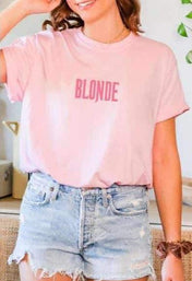 Blonde Tee/Crewneck