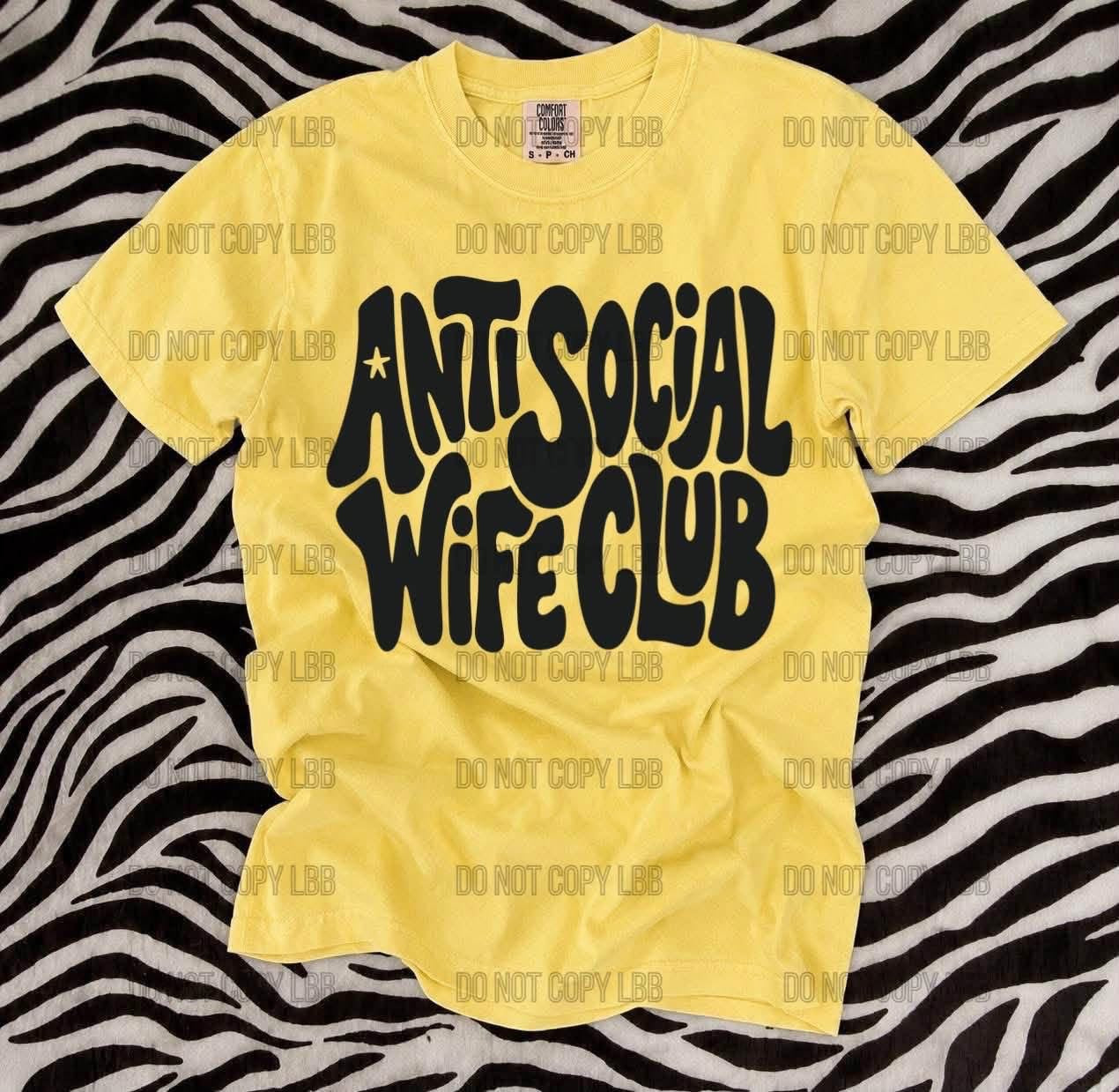 Antisocial Wife Club Graphic