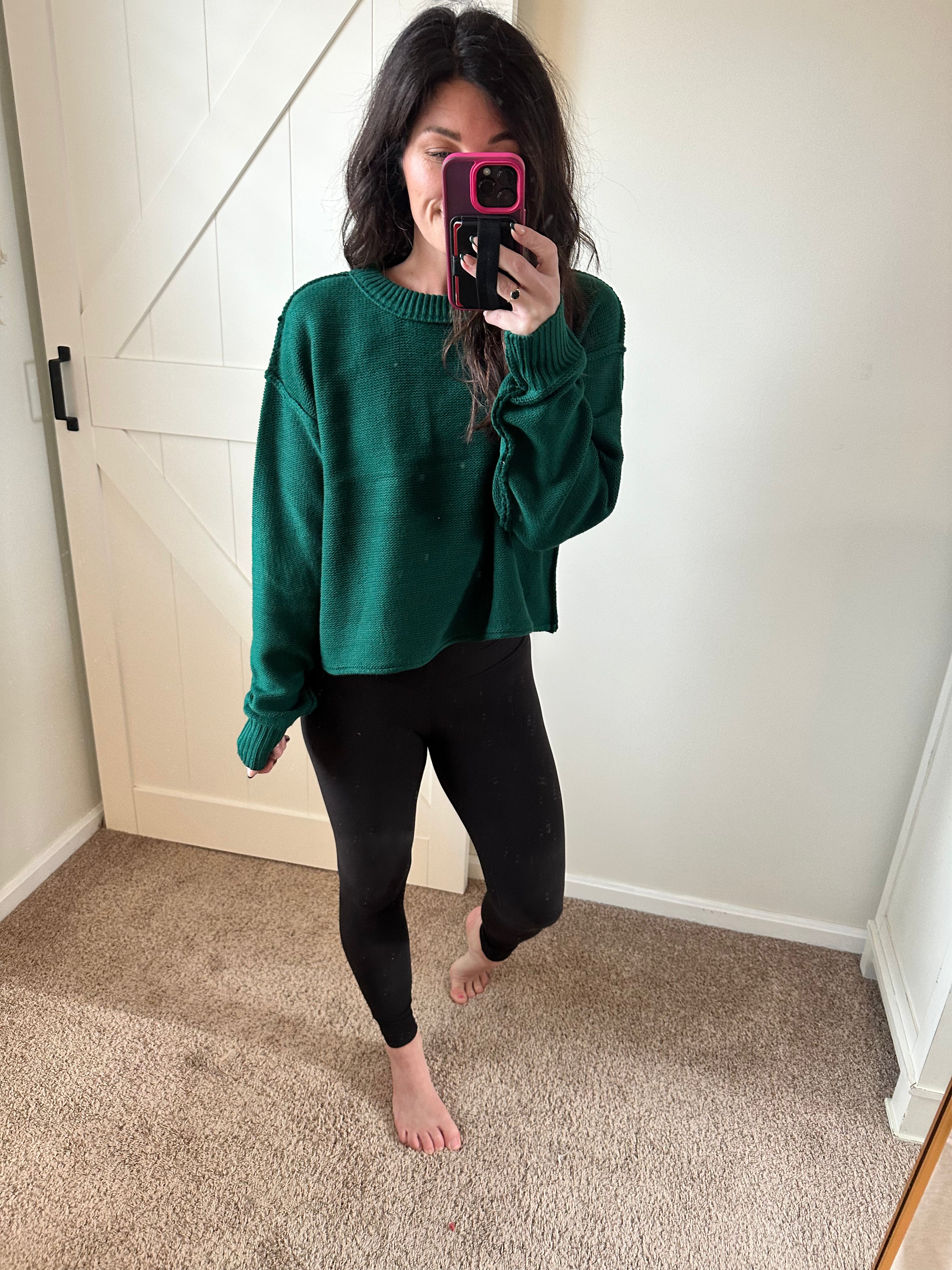 Evergreen Glow Sweater