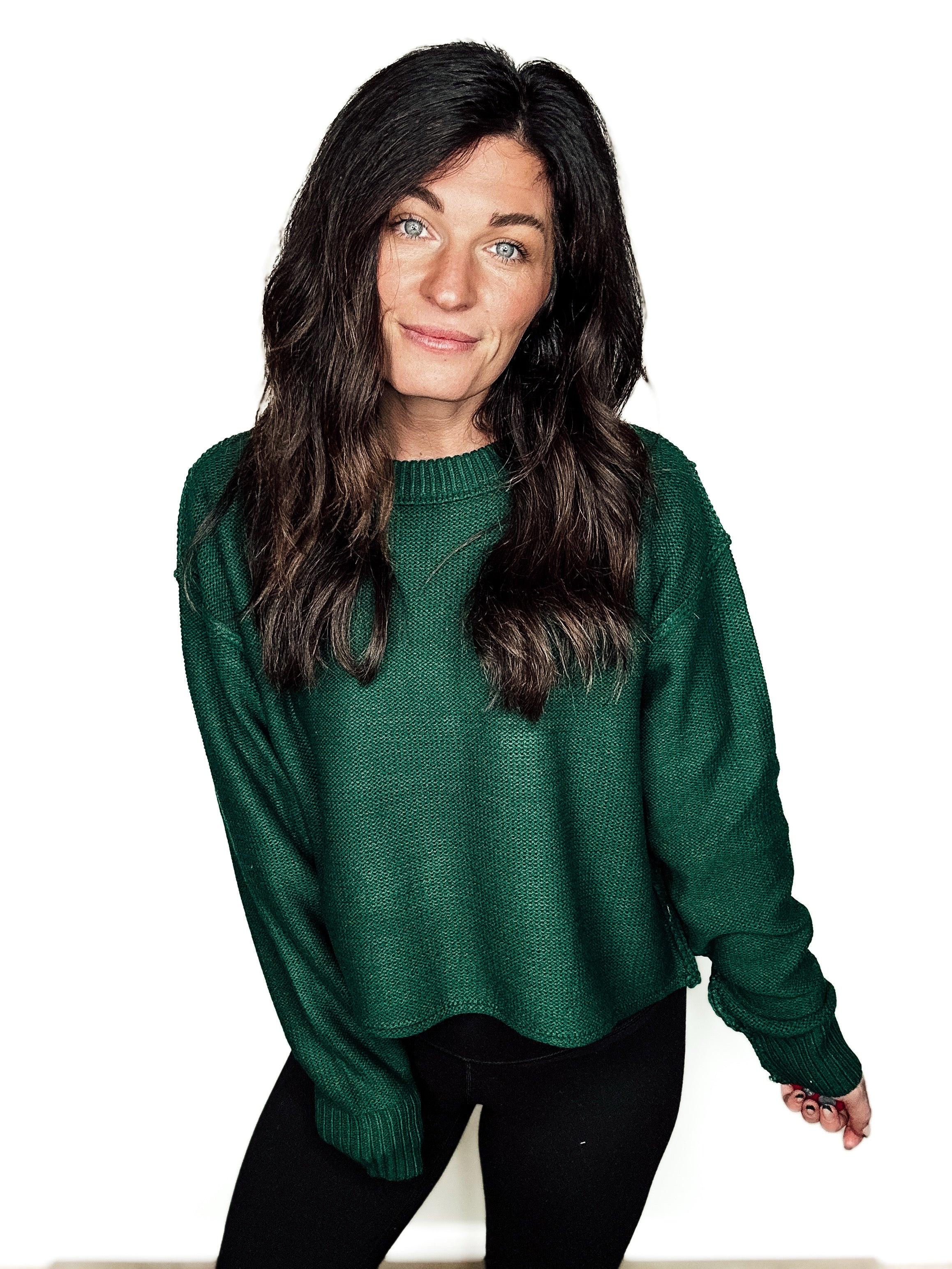 Evergreen Glow Sweater